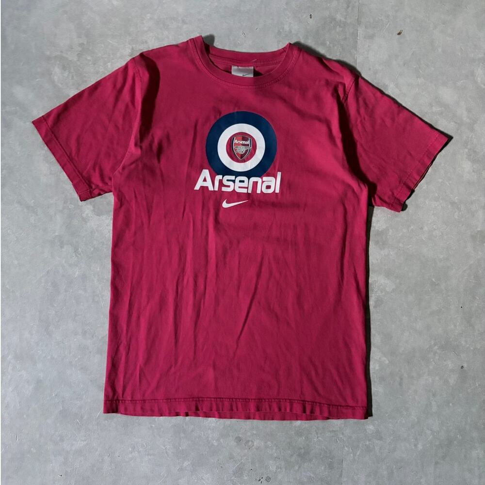 2000's Vintage Arsenal FC Nike Red T-Shirt -M